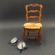 Chaise Miniature Xixè Travail De Maîtrise Victorian Doll Chair Collection 19th C
