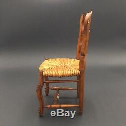 Chaise Miniature XIXè Travail de Maîtrise Victorian Doll Chair Collection 19th C