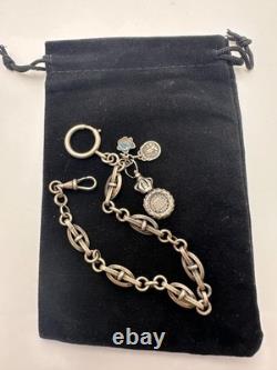 Châtelaine pour montre gousset en argent Napoleon III campagne d'Italie XIXe
