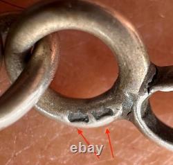 Châtelaine pour montre gousset en argent Napoleon III campagne d'Italie XIXe