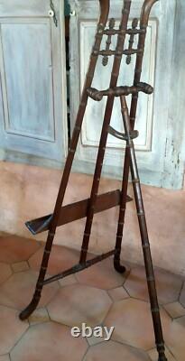 Chevalet de salon ou présentation du XIX ème imitation Bambou Napoleon III