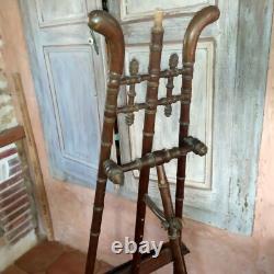 Chevalet de salon ou présentation du XIX ème imitation Bambou Napoleon III