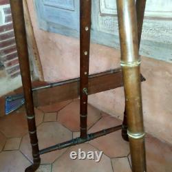 Chevalet de salon ou présentation du XIX ème imitation Bambou Napoleon III