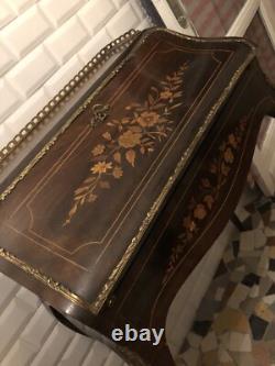 Circa 1880 Bureau de pente palissandre Bois de Rose Napoléon III fin XIX eme