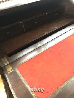 Circa 1880 Bureau de pente palissandre Bois de Rose Napoléon III fin XIX eme