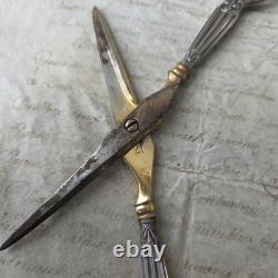 Ciseaux Raisin en Argent Fin XIXè Napoléon III