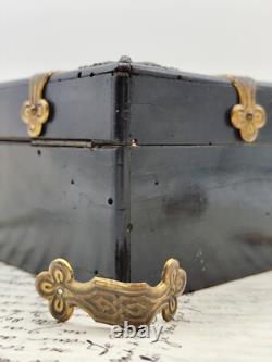 Coffret à bijoux Napoléon III Émaux de Bressans Époque XIXe