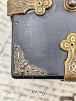 Coffret à bijoux Napoléon III Émaux de Bressans Époque XIXe