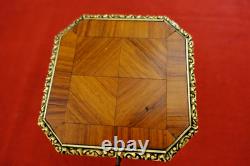 Coffret a bijoux marqueterie bois de rose XIX Napoleon III