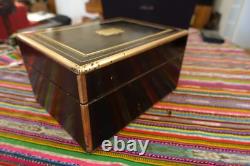 Coffret de pharmacien, medecin XIX Napoleon III Apothecary Doctor medicine box