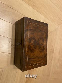 Coffret en placage de palissandre milieu XIX Napoléon III