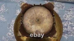 Coupe Bronze Napoléon III Bacchante XIXe décor Amours Bacchus mars Venus 2,7kg