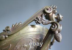 Coupe Bronze ancienne XIXe style Barbedienne antique Empire Napoléon III