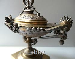 Coupe Bronze ancienne XIXe style Barbedienne antique Empire Napoléon III