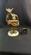 Coupe Laiton Bronze Napoléon Iii Oiseau Nid Vide Poche Socle Marbre Xixe