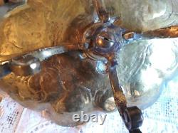 Coupe en Bronze Doré XIXè Napoléon III putti angelot cherubin ange