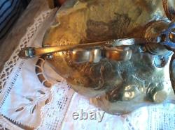 Coupe en Bronze Doré XIXè Napoléon III putti angelot cherubin ange