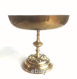 Coupe en bronze Napoléon III Bacchante XIXe décor oiseaux