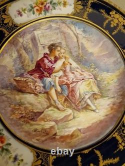 Coupe en porcelaine sevres signée chateau tuileries XIXe siecle louis philippe