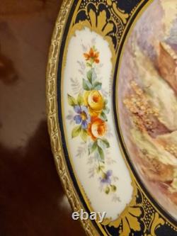 Coupe en porcelaine sevres signée chateau tuileries XIXe siecle louis philippe