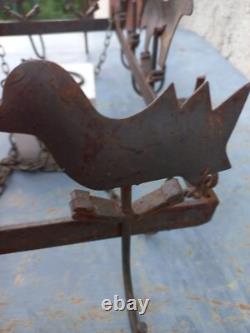 Couronne d'Office, Fer Forgé, XIXe Cuisine Gibier Volailles Ovins Charcuterie