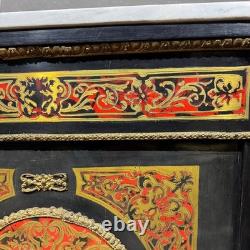 Crédence Décorée Boulle Époque Napoléon III Crédence France XIXe Siècle