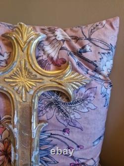 Croix En Bois Doré Époque XIX Ème S