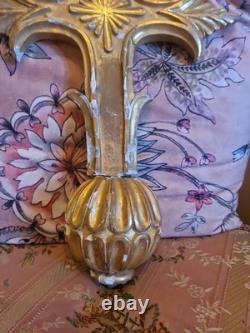 Croix En Bois Doré Époque XIX Ème S