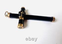 Croix de deuil onyx pendentif XIXe Napoléon III