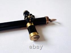 Croix de deuil onyx pendentif XIXe Napoléon III