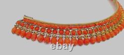 DIADEME TIARE CORAIL BRONZE XIXe NAPOLEON III CORAL & BRONZE TIARA 19th C