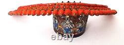 DIADEME TIARE CORAIL BRONZE XIXe NAPOLEON III CORAL & BRONZE TIARA 19th C