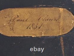 Daguerréotype Jeune Homme, Paul Clauss, Daté 1851. Napoléon III, XIXe Siècle