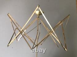 Dévidoir Ancien XIXe Laiton Couture Napoléon III Système Accordéon Velours Rare