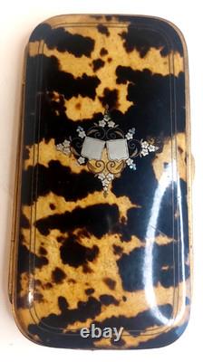 ÉTUI À CIGARE CIGARETTE XIXe EPOQUE NAPOLEON III FRENCH VICTORIAN BOX