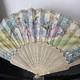 Eventail Ancien Napol&eacute;on Iii D&eacute;cor Romantique Superbe Monture Xix&egrave; Hand Fan
