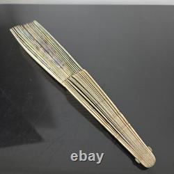EVENTAIL Ancien Napoléon III Décor Romantique Superbe Monture XIXè HAND FAN