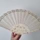 Eventail Ancien Napoléon Iii Tulle Sequin Xixè Antique Hand Fan 19thc Ventaglio