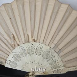 EVENTAIL Signé Lauronce Napoléon III Décor Arbre De Mai Enfants XIXè HAND FAN