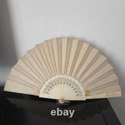 EVENTAIL Signé Lauronce Napoléon III Décor Incroyable Merveilleuse XIXè HAND FAN