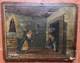 Ex Voto Italie Tableau Ancien Huile Xix 19eme Imagerie Art Populaire Na&Iuml;f