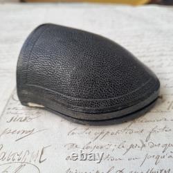 Ecrin Sabot Fontana Palais Royal Ancien XIXè Cuir pour Broche Jewel Case 19thC