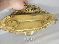 Encrier Napoléon III en bronze doré, époque XIX ème
