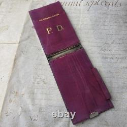 Etui Cartes Galuchat XIXè Monture Argent Réal Passage Choiseul Napoléon III
