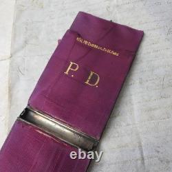 Etui Cartes Galuchat XIXè Monture Argent Réal Passage Choiseul Napoléon III