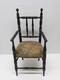 - Fauteuil De Poupee Xixe Napoleon Iii Bois Noirci Tissu Origine Sorti Grenier D