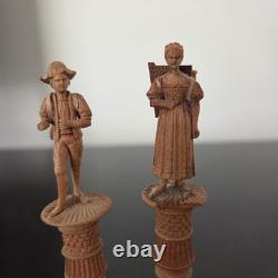 FORET NOIRE Paire de Porte Aiguilles Couture XIXè Allemagne Switzerland