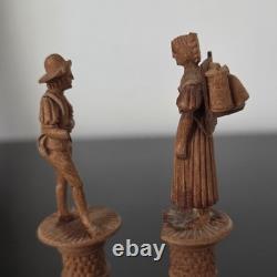 FORET NOIRE Paire de Porte Aiguilles Couture XIXè Allemagne Switzerland