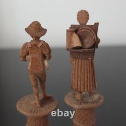 FORET NOIRE Paire de Porte Aiguilles Couture XIXè Allemagne Switzerland