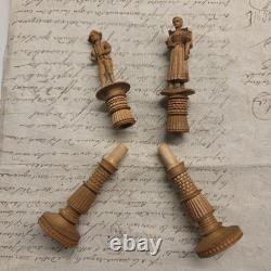 FORET NOIRE Paire de Porte Aiguilles Couture XIXè Allemagne Switzerland